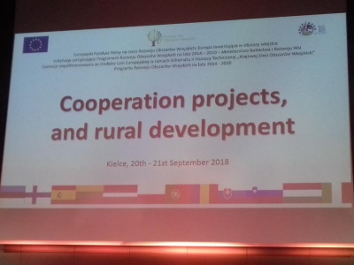Relacja z międzynarodowej konferencji &quot;Projekty współpracy, a rozwój obszarów wiejskich&quot;.